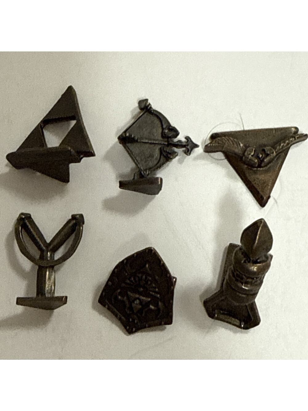 Zelda Monopoly Collector's Edition Game Player Pieces Tokens 6 Replacement Parts